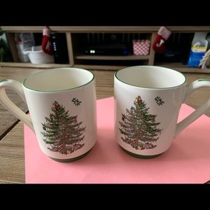 Christmas tree mugs